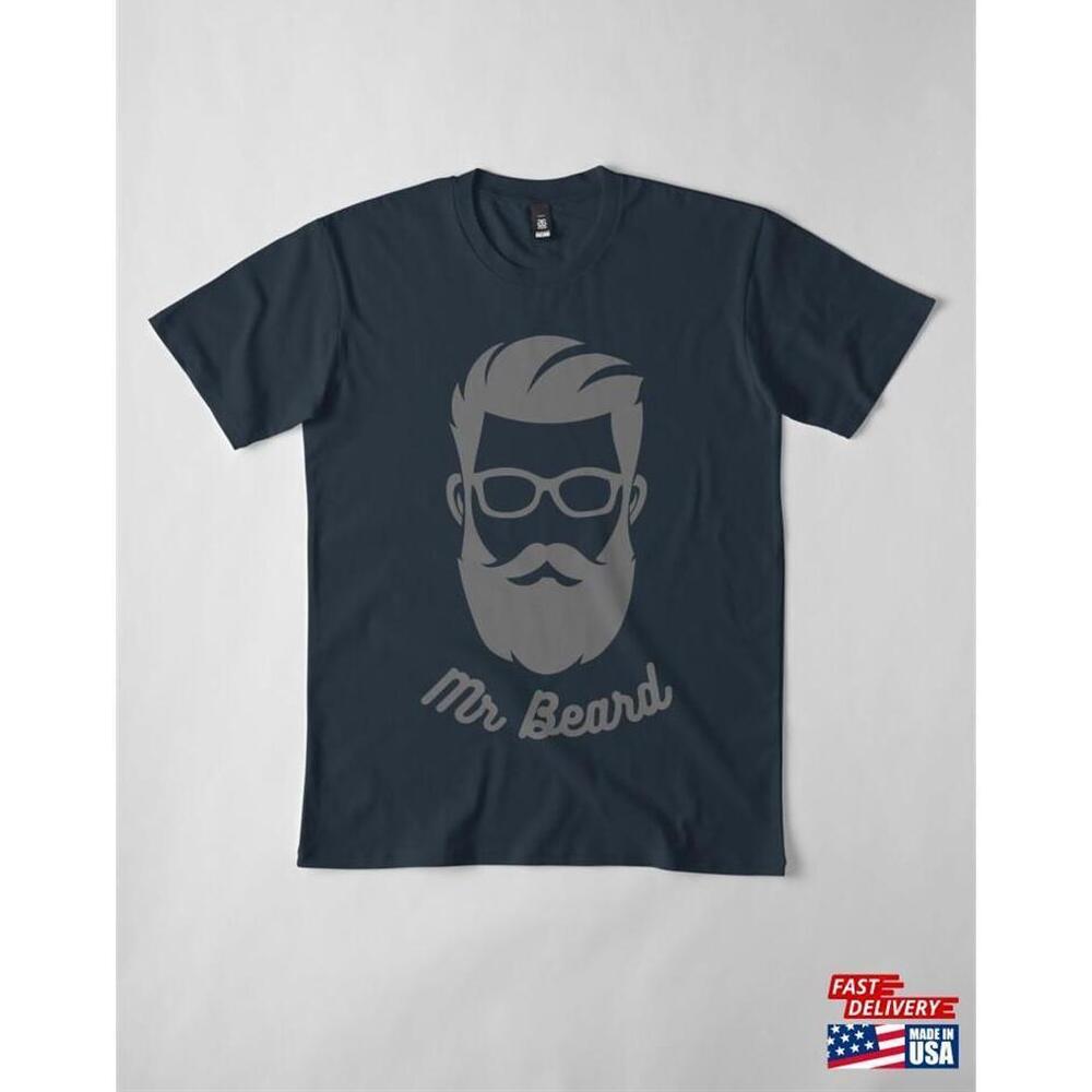 Mr Beard Men Gry Tshirt Tee
